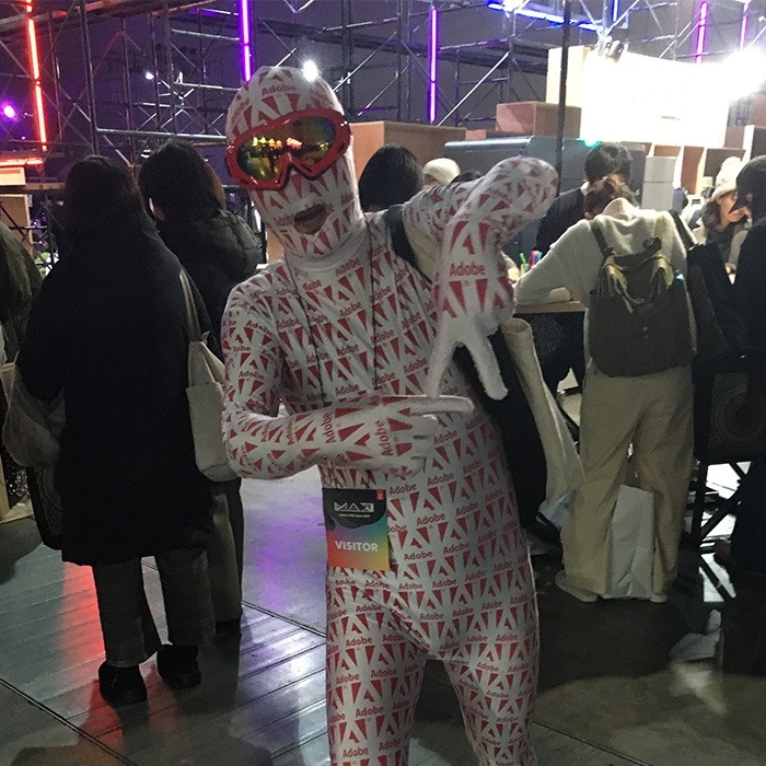 偶然会ったAdobeマン！いい人でした。